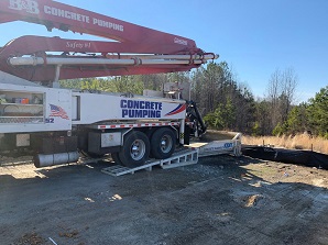 Kent Concrete Pumping Truck