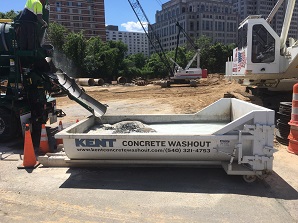 Rampless Concrete Washout Bin